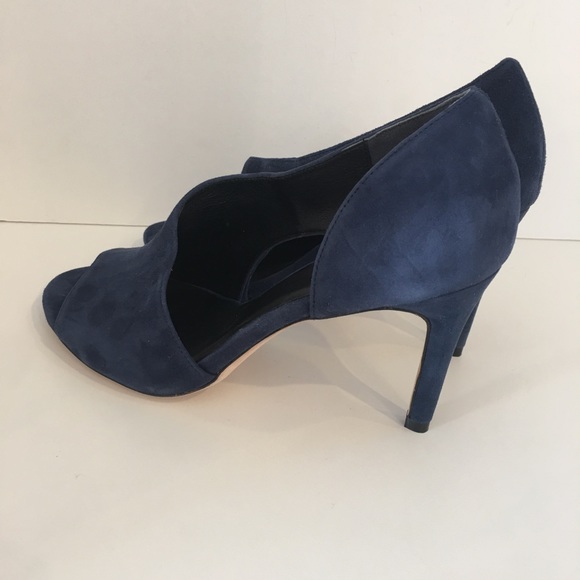 Cole Haan | NIB Navy Suede Viveca Heels Size 7.5 - Picture 5 of 8